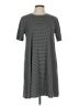 BCBGeneration Solid Gray Casual Dress Size L - photo 1