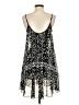 Express 100% Polyester Paisley Black Casual Dress Size XS - photo 2