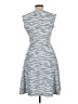 Chetta B Stripes Blue Casual Dress Size 8 - photo 2