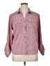 Adrienne Vittadini Polka Dots Pink Long Sleeve Blouse Size XL - photo 1