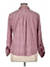 Adrienne Vittadini Polka Dots Pink Long Sleeve Blouse Size XL - photo 2