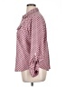 Adrienne Vittadini Polka Dots Pink Long Sleeve Blouse Size XL - photo 5
