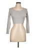 Shein Silver 3/4 Sleeve T-Shirt Size 13 - photo 1
