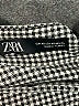 Zara Checkered-gingham Silver Skort Size XS - photo 3