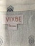 Vixbe Polka Dots Ivory Short Sleeve Button-Down Shirt Size S - photo 7