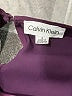 Calvin Klein 100% Polyester Burgundy Short Sleeve Top Size S - photo 7