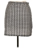 Shein Houndstooth Ivory Casual Skirt Size L - photo 2