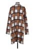 THML 100% Nylon Plaid Brown Cardigan Size S - photo 2