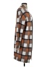 THML 100% Nylon Plaid Brown Cardigan Size S - photo 4