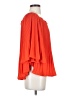 Vince Camuto 100% Polyester Orange 3/4 Sleeve Blouse Size S - photo 4