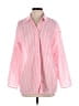 Shein Stripes Pink 3/4 Sleeve Blouse Size S - photo 1