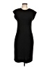 Theory Solid Black Casual Dress Size L - photo 1