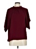 Unbranded 100% Polyester Burgundy 3/4 Sleeve Blouse Size L - photo 1