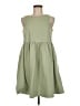 Shein 100% Polyester Solid Green Casual Dress Size 6 - photo 1