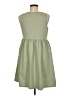Shein 100% Polyester Solid Green Casual Dress Size 6 - photo 2