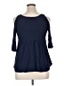 Eyeshadow 100% Rayon Blue 3/4 Sleeve Blouse Size XL - photo 2