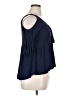 Eyeshadow 100% Rayon Blue 3/4 Sleeve Blouse Size XL - photo 4