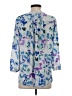 Not Your Daughter's Jeans Floral Blue 3/4 Sleeve Blouse Size S - photo 2