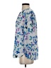 Not Your Daughter's Jeans Floral Blue 3/4 Sleeve Blouse Size S - photo 5