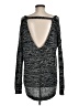 Millau 100% Cotton Metallic Gray Pullover Sweater Size M - photo 2