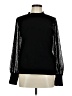 CeCe Black Long Sleeve Blouse Size M - photo 1