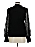 CeCe Black Long Sleeve Blouse Size M - photo 2