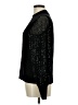 CeCe Black Long Sleeve Blouse Size M - photo 5