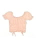 Rare Editions 100% Polyester Pink Short Sleeve Blouse Size 16 - photo 1