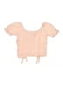 Rare Editions 100% Polyester Pink Short Sleeve Blouse Size 16 - photo 2