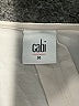 CAbi 100% Polyester Ivory Long Sleeve Blouse Size M - photo 7