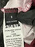 Shein 100% Polyester Stripes Burgundy Pullover Sweater Size S - photo 7