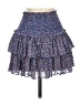 Reset 100% Polyester Paisley Blue Casual Skirt Size S - photo 1