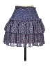 Reset 100% Polyester Paisley Blue Casual Skirt Size S - photo 2