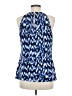 MICHAEL Michael Kors Blue Sleeveless Blouse Size M - photo 2