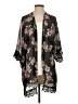 Maurices 100% Polyester Black Kimono Size S - photo 1