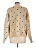 Unbranded 100% Polyester Polka Dots Tan Pullover Sweater Size L - photo 2