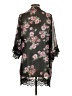Maurices 100% Polyester Black Kimono Size S - photo 2