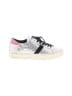 D.A.T.E. 100% Leather Silver White Sneakers Size 8 - photo 1