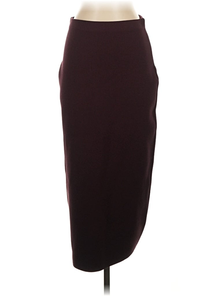 Zara Formal Skirt In Burgundy