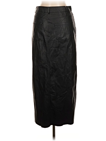 Stradivarius Faux Leather Skirt (view 2)