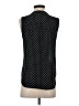 Vince Camuto 100% Polyester Polka Dots Black Sleeveless Blouse Size XXS - photo 2