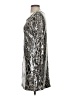 Isle Apparel 100% Polyester Animal Print Silver Casual Dress Size S - photo 5