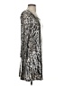 Isle Apparel 100% Polyester Animal Print Silver Casual Dress Size S - photo 4