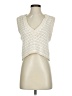 dh New York 100% Polyester Ivory Sweater Vest Size S - photo 1
