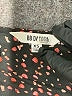 BB Dakota 100% Polyester Hearts Color Block Floral Black Romper Size XS - photo 4