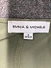 Emma & Michele Solid Color Block Tweed Green Romper Size S - photo 4