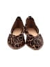 Bill Blass 100% Leather Animal Print Brown Flats Size 7 - photo 2