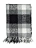 Assorted Brands 100% Polyester Plaid Gray Black Scarf One size - photo 2