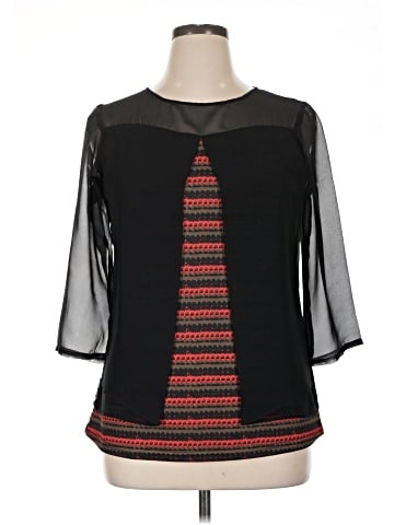 And 3/4 Sleeve Blouse (view 1)