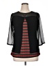 And Black 3/4 Sleeve Blouse Size 16 - photo 1